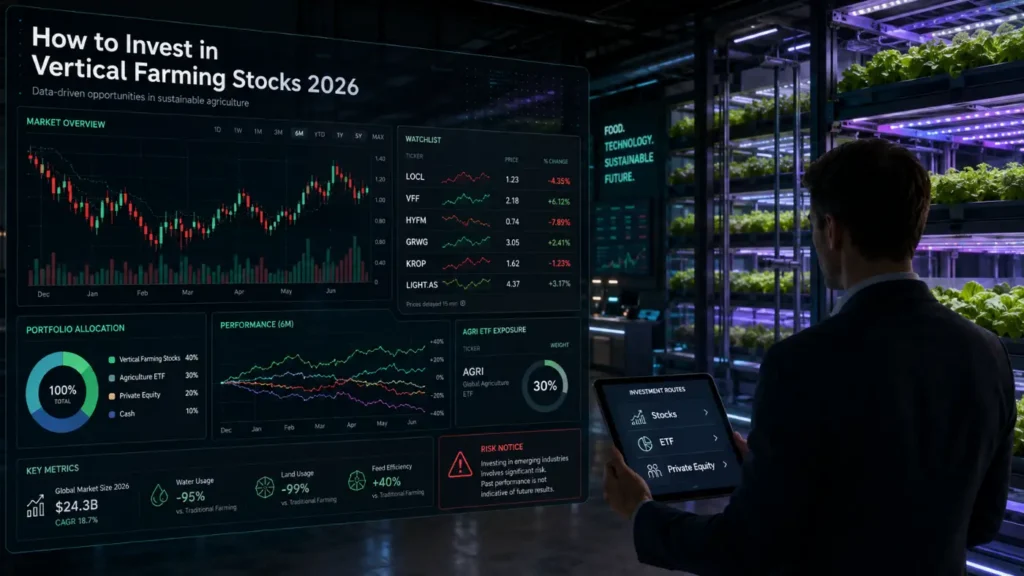 How to invest in vertical farming stocks